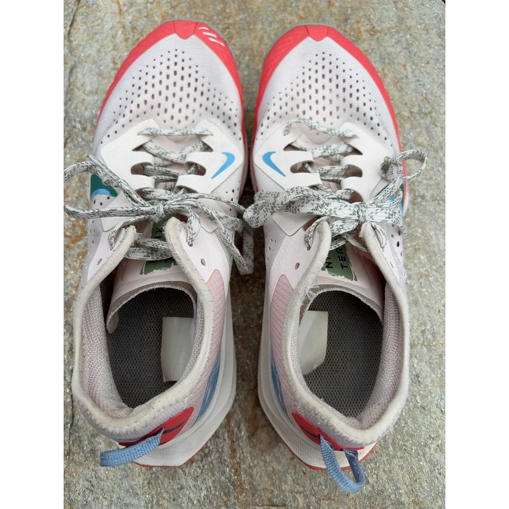 Nike Air Zoom Terra Kiger 7 Trail Running Shoes Pink Red CW6066-600 Mens 8